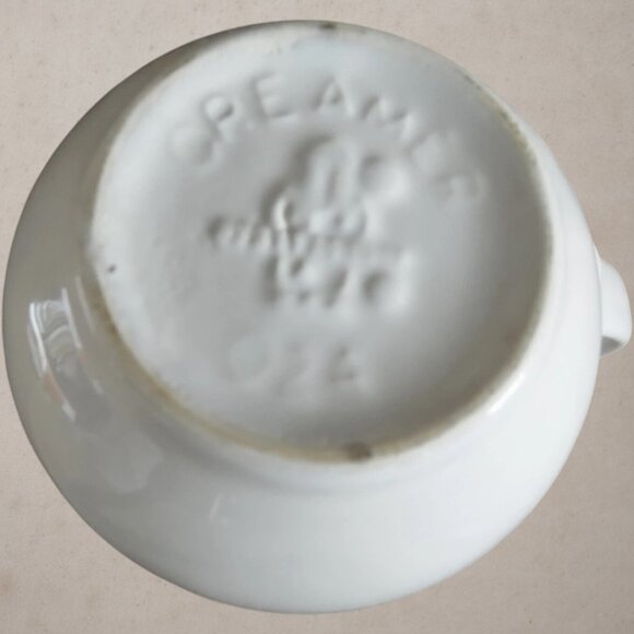 Pfaltzgraff Heritage Off White Cream & Sugar Bowl with Lid Filigree Heavy T9 - Picture 4 of 7